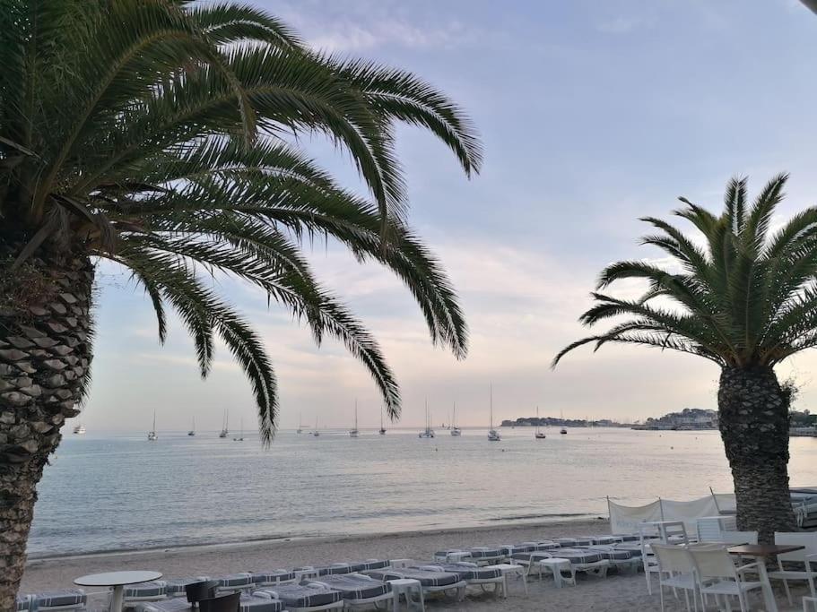 "Le Palmier Dore", Cosy T3 A 3 Minutes A Pied Des Plages, Parking Et Clim サナリー・シュル・メール エクステリア 写真