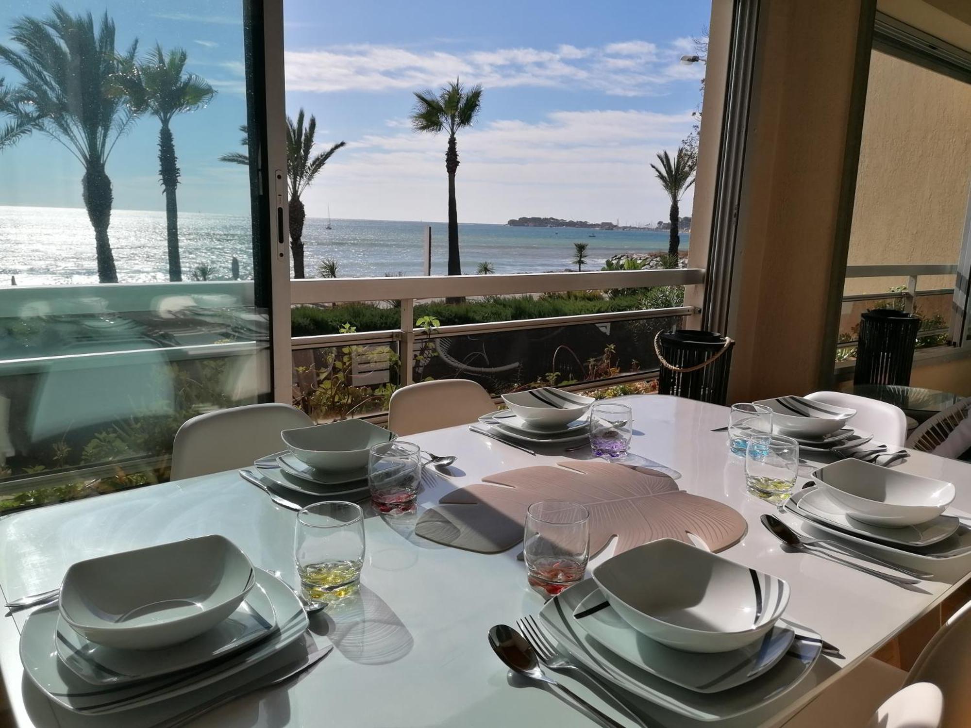 "Le Palmier Dore", Cosy T3 A 3 Minutes A Pied Des Plages, Parking Et Clim サナリー・シュル・メール エクステリア 写真